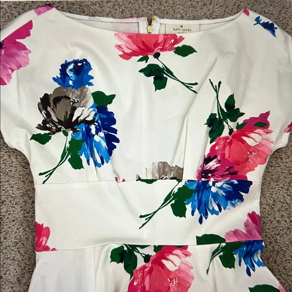 NWT Kate Spade In Bloom Fit & Flare Dress, 0